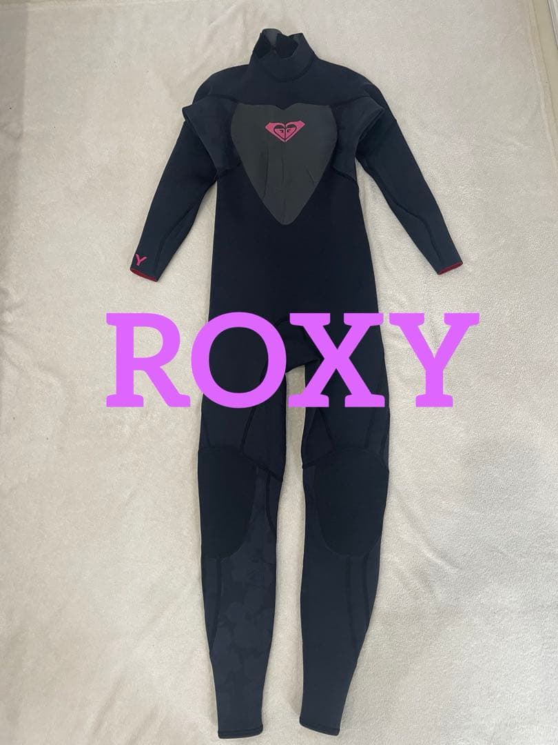 ロキシー ウエットスーツ　フルスーツ ブラック ピンク