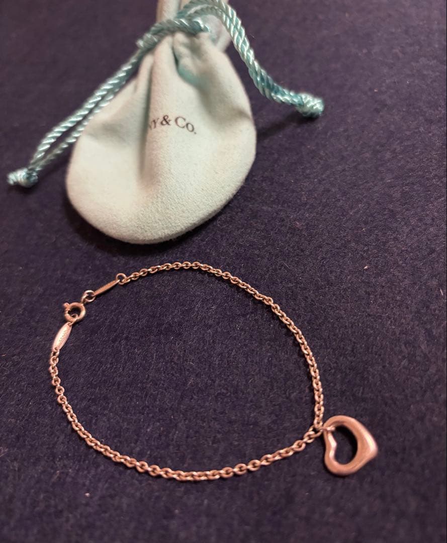 Tiffany & Co. オープンハートブレスレット SV925