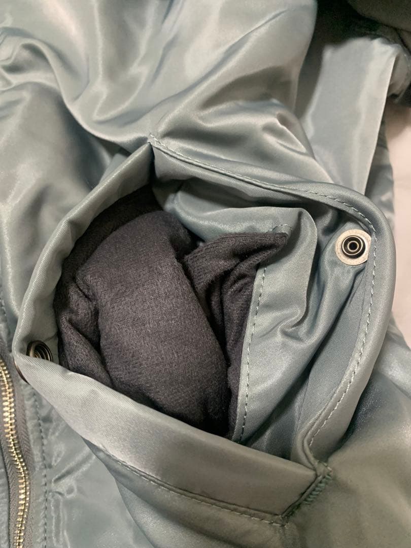 【美品】BEAUTY&YOUTH別注 AVIREX 66ナイロン MA-1 40