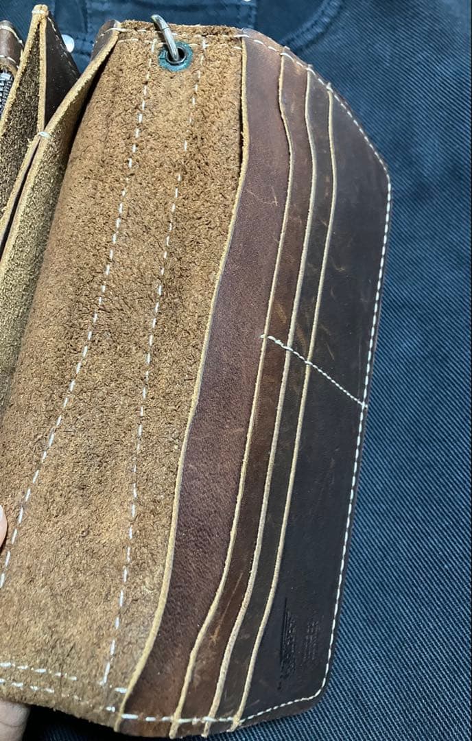 【廃盤・美品】REDWING 長財布 美品 レザー アメカジ ブラウン