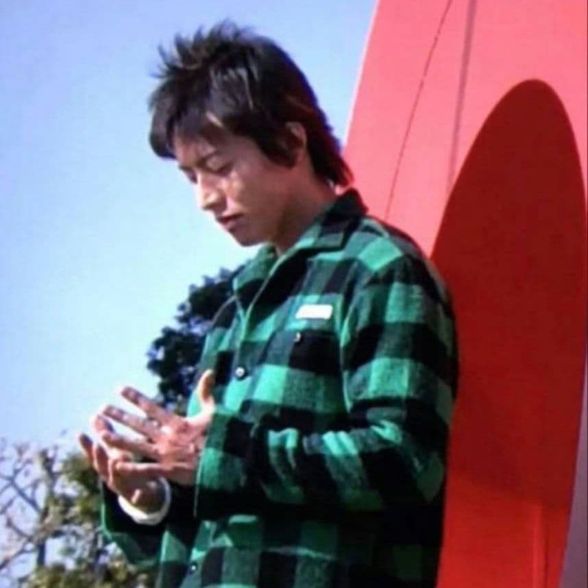 APE ネルシャツ チェック シャツ M 長袖 緑 黒　ドラマ着用風　キムタク