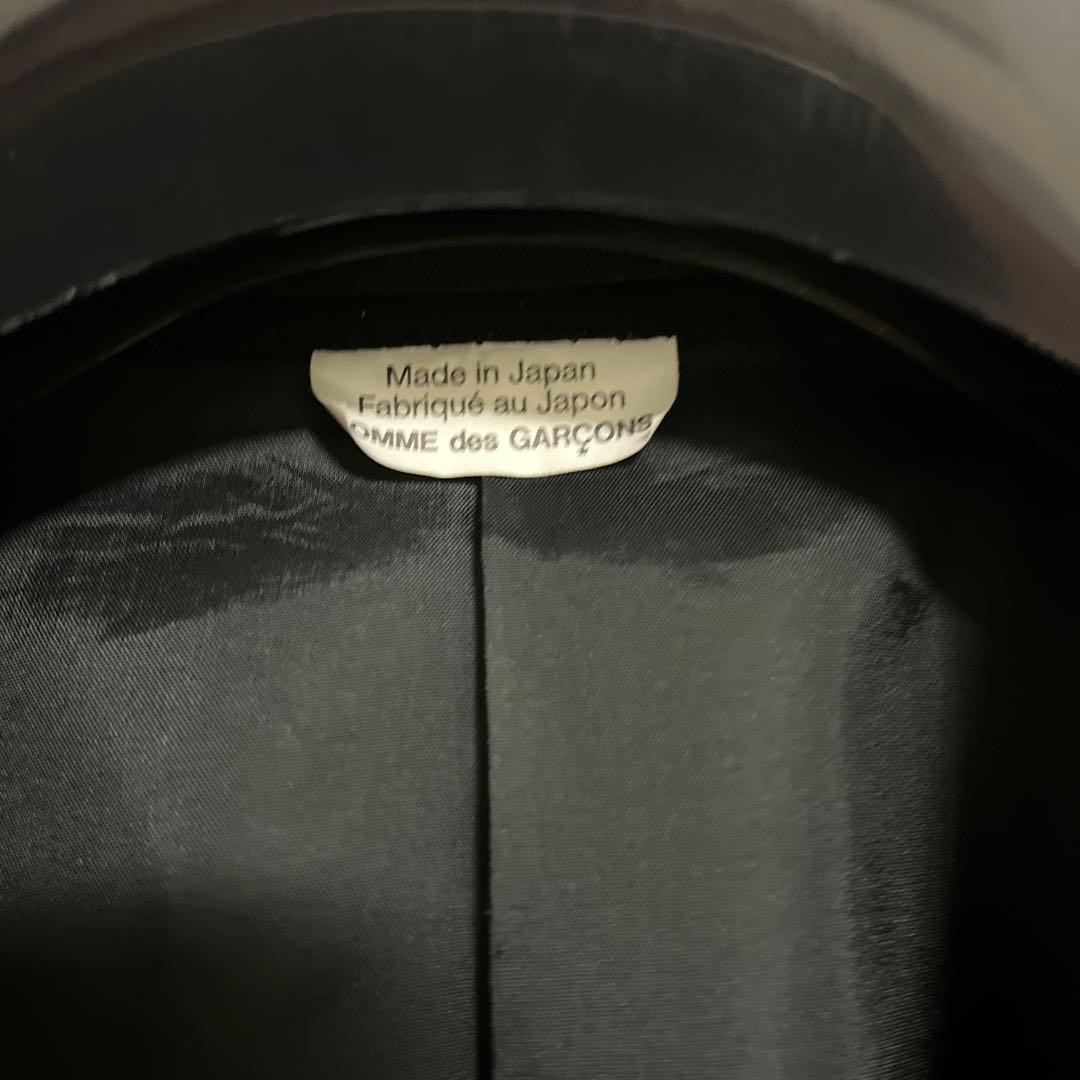 コムデギャルソンオムドゥ　チェスターコート　ad2023 黒　Ｌ　美品