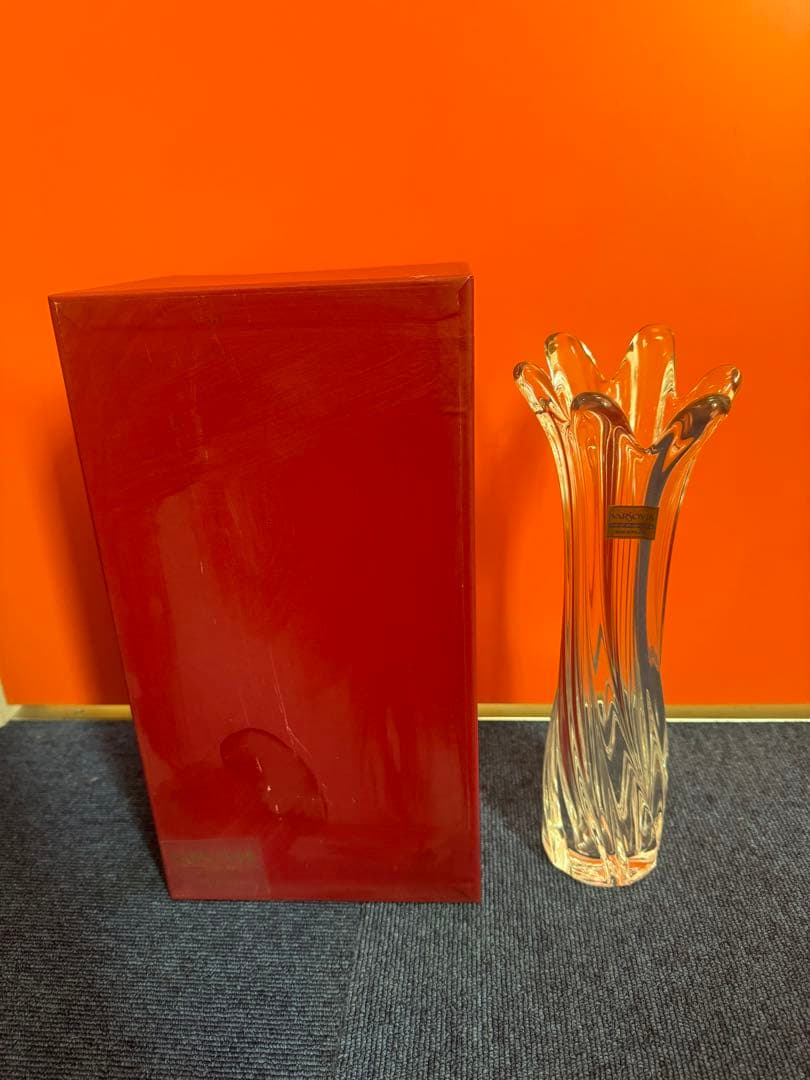 1743 VARSOVIA  ポーランドからの上質なクリスタル　花瓶グラス