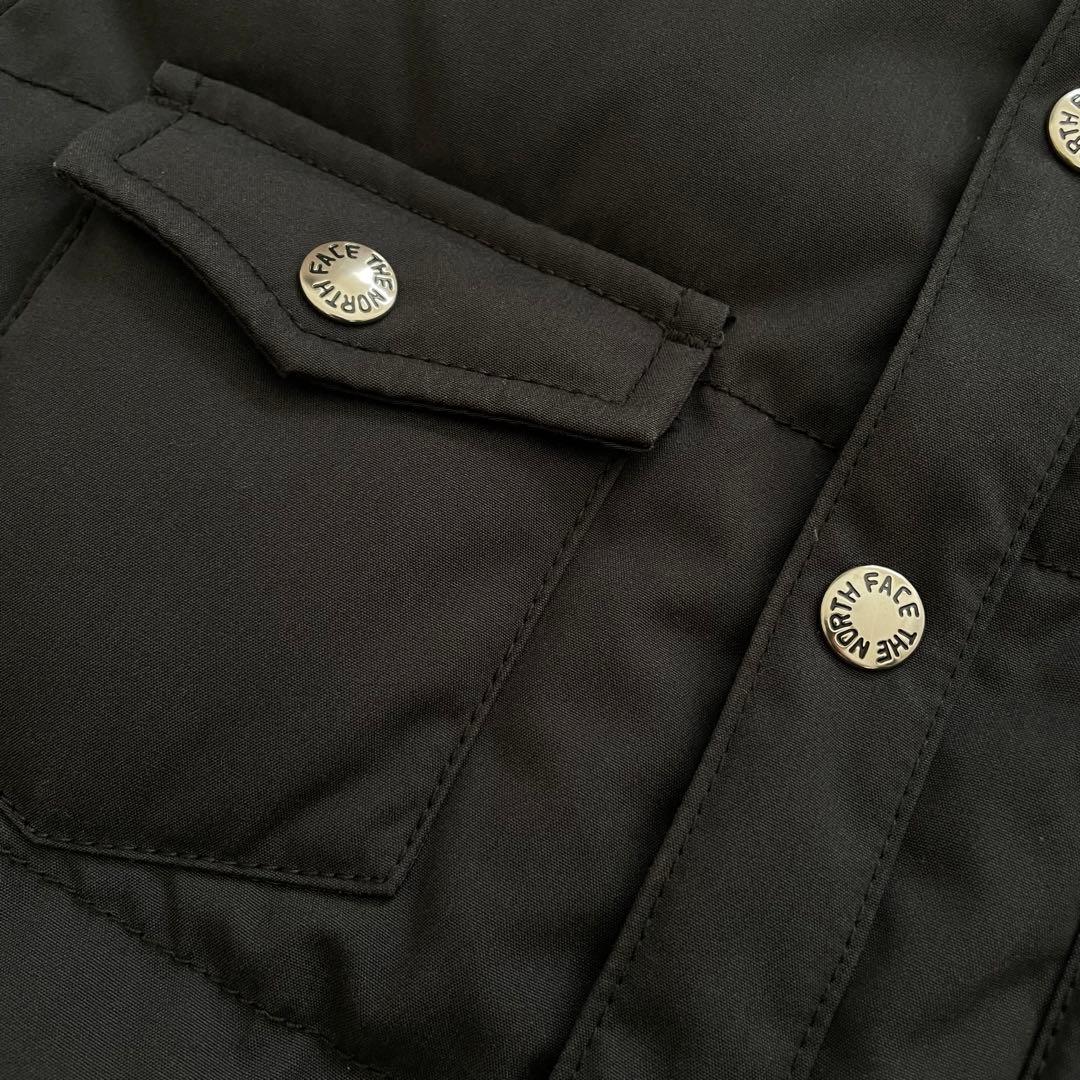 ws ノースフェイス 黒 ダウン PURPLE LABEL パープルレーベル