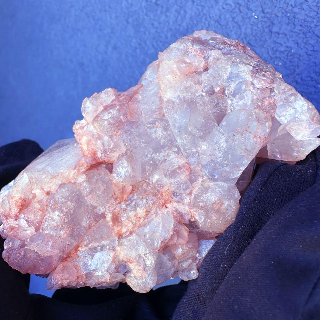 爆レア❗️浄化❗️超綺麗♡超強いパワー ピンク ヒマラヤ クラスター天然石A1442