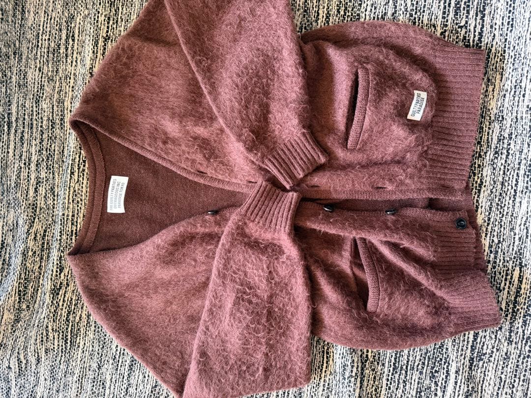 トップス WACKO MARIA MOHAIR KNIT CARDIGAN