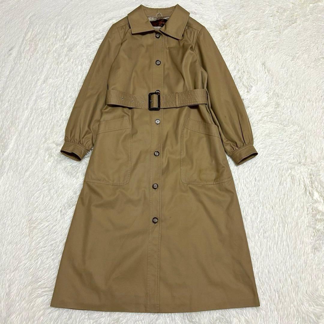入手困難 80s 90s イヴサンローラン トレンチコート ベルト付き ベージュ