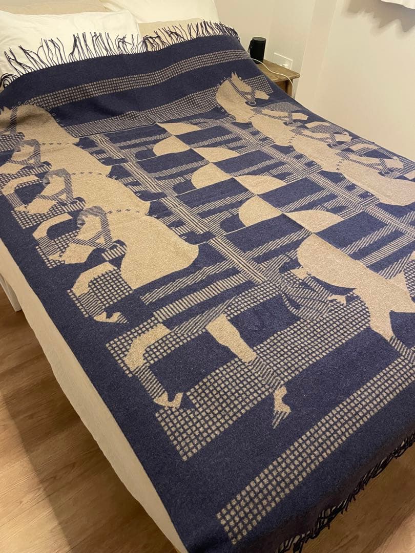 エルメスHermes Rocabar プレード ブランケット カシミヤ