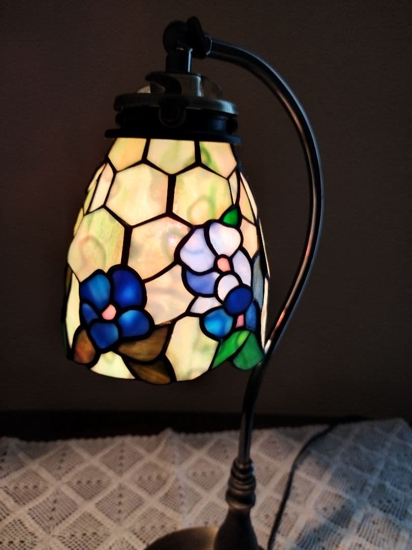 グースネックランプ　アップルブロッサム(ブルー)