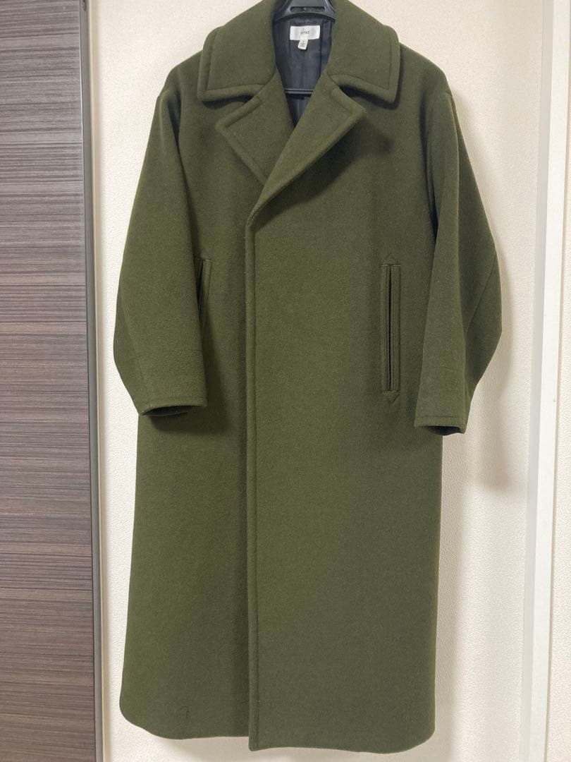 HYKE メルトン ロングコート サイズ1