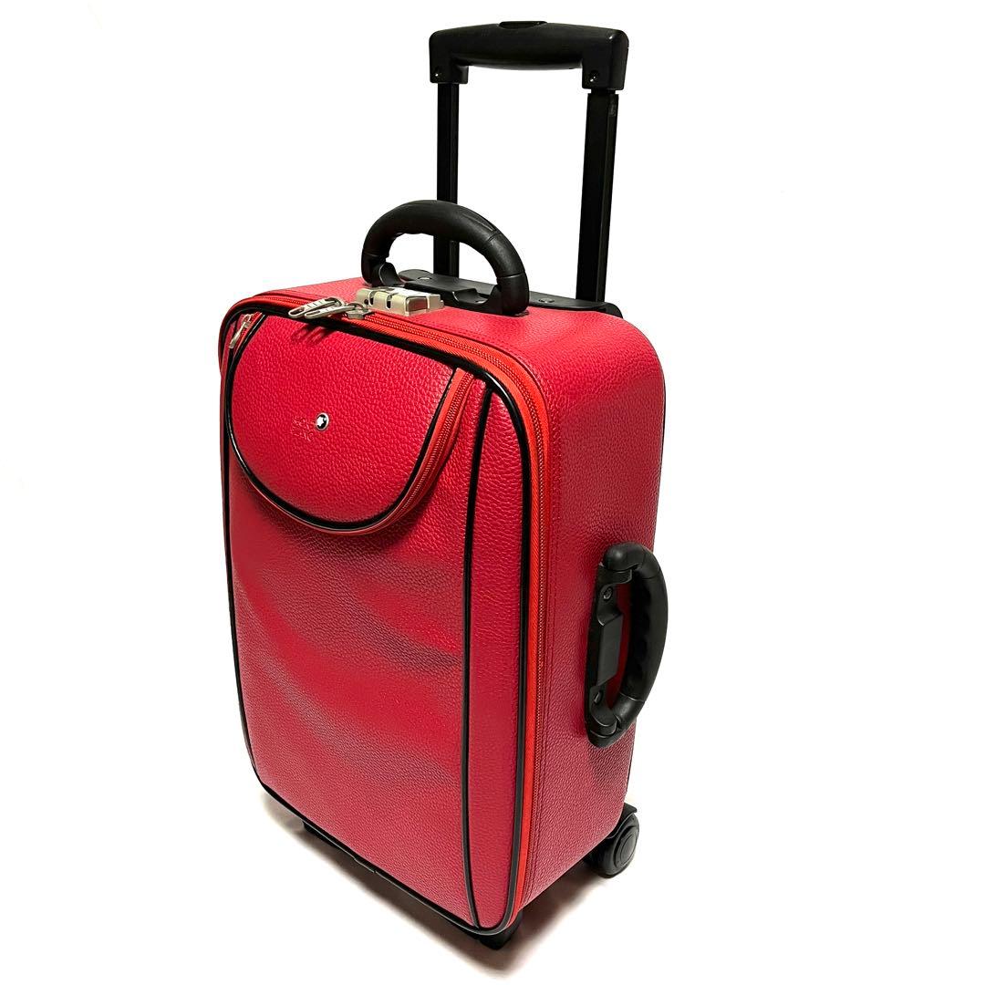 ★MONTBLANC モンブラン★シボレザー　キャリーケース★サブバッグ付き★