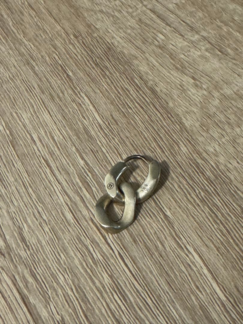 Maison Margiela マルジェラ　マイヨンピアスダブルフープリング片耳