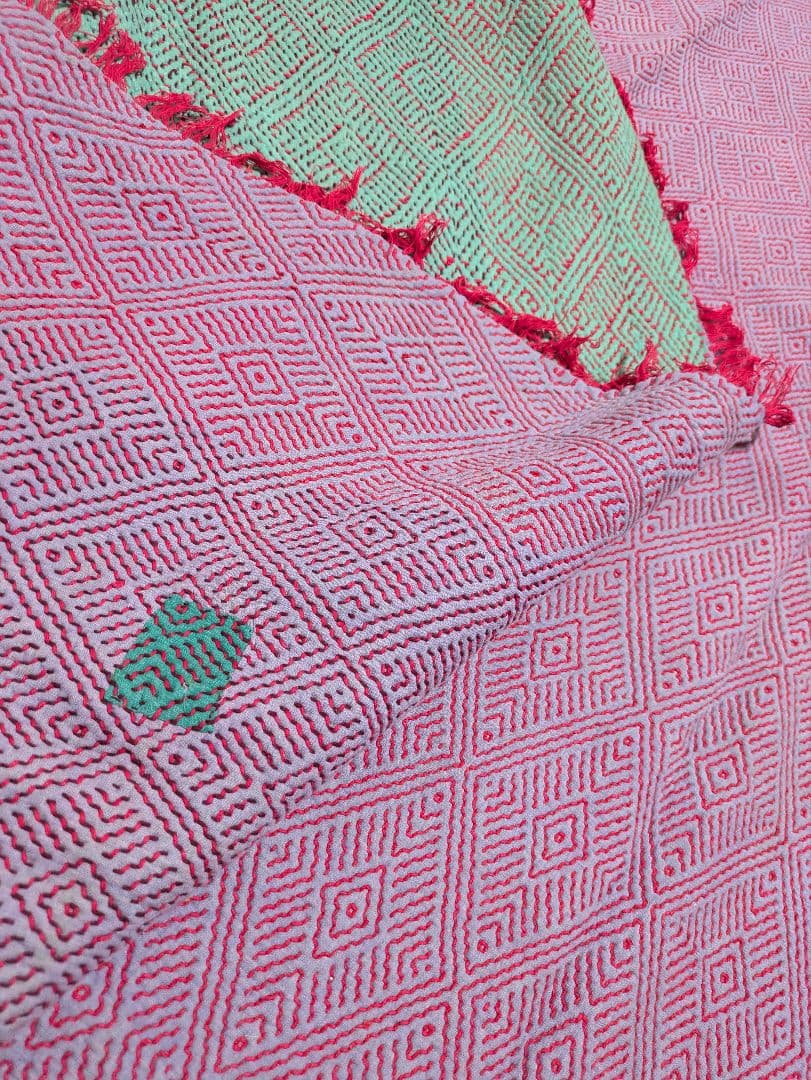 #189 ヴィンテージ ラリーキルト / カンタキルト カバー 厚手 希少 紫