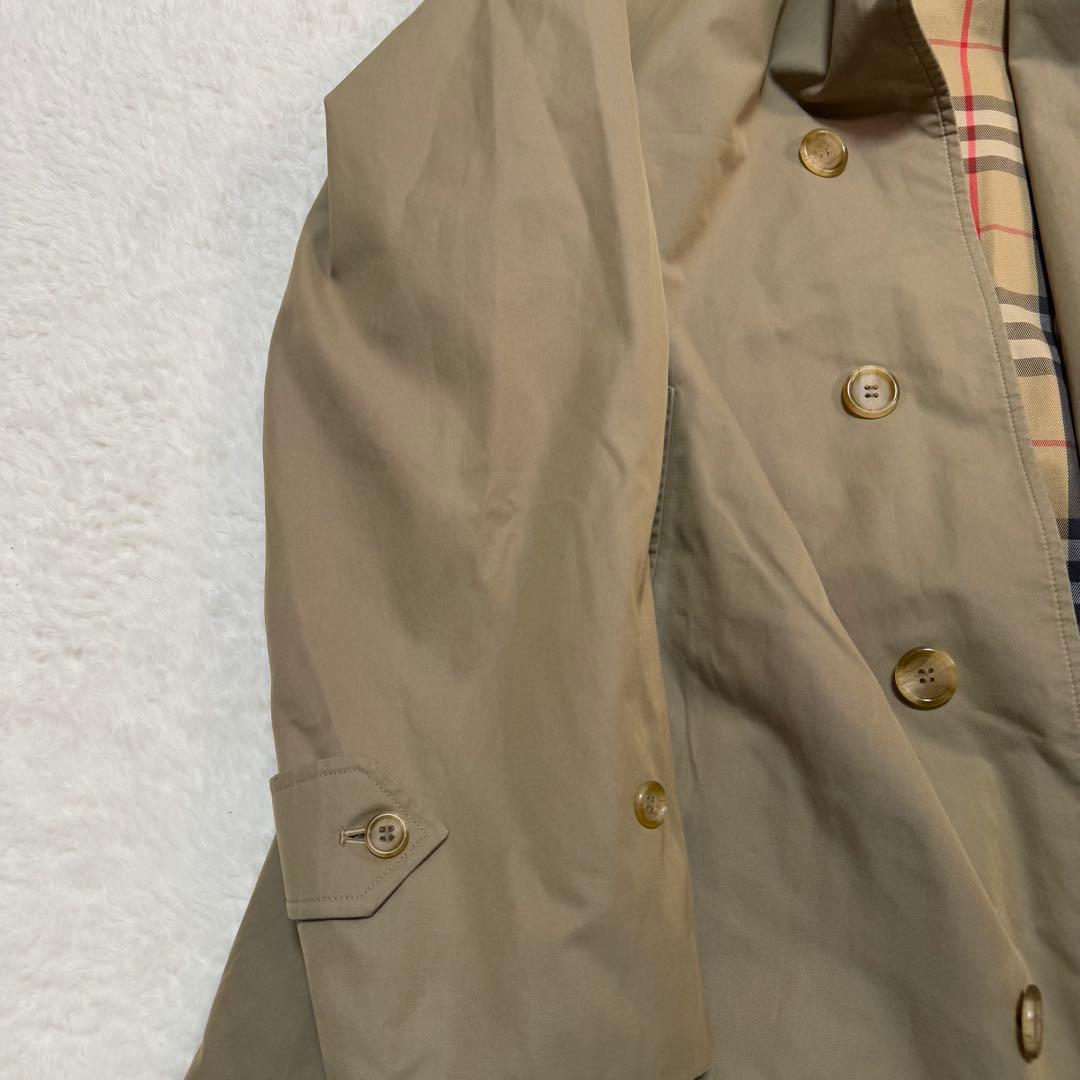 【超希少】バーバリー 一枚袖 コットン100% ステンカラーコート スペシャル