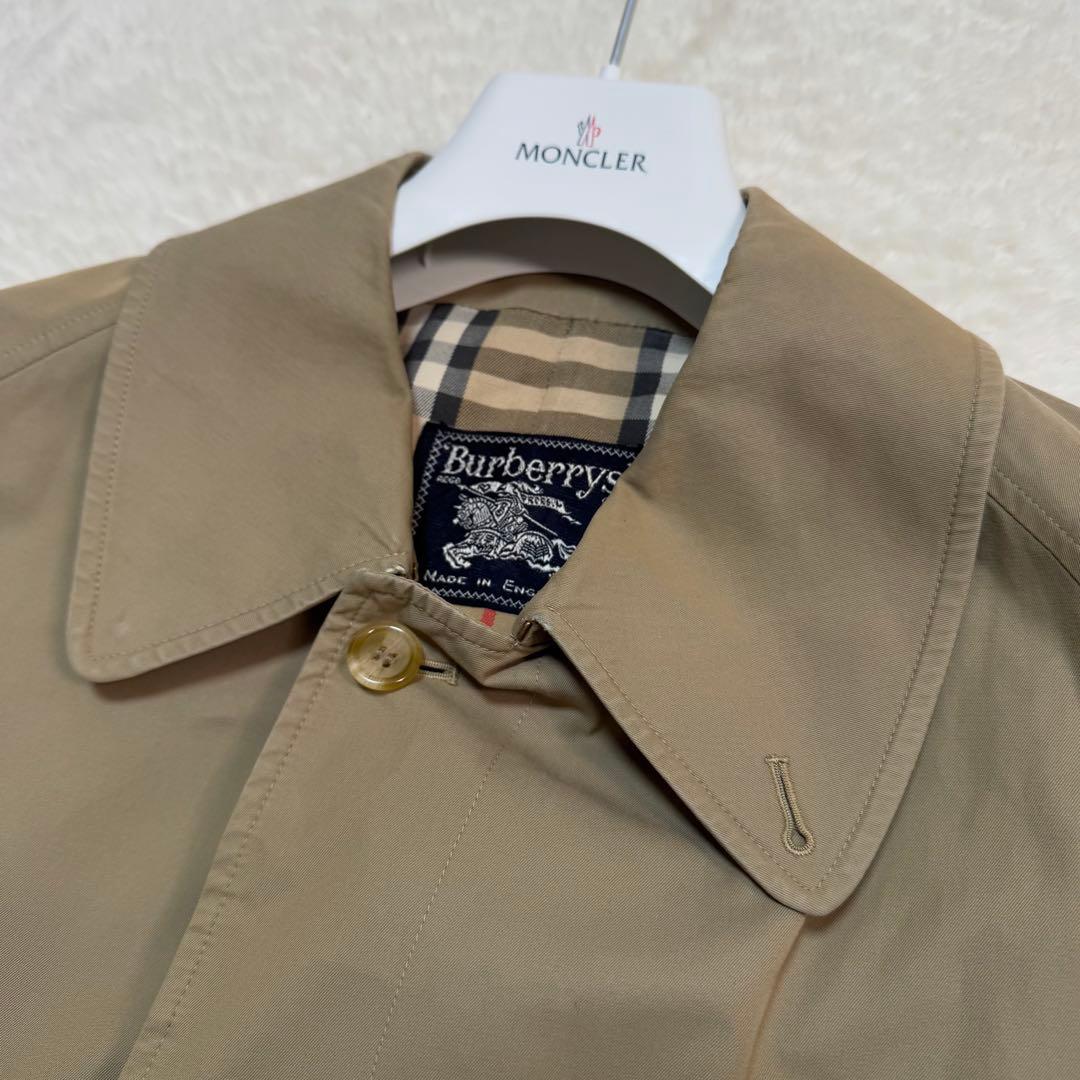 【超希少】バーバリー 一枚袖 コットン100% ステンカラーコート スペシャル