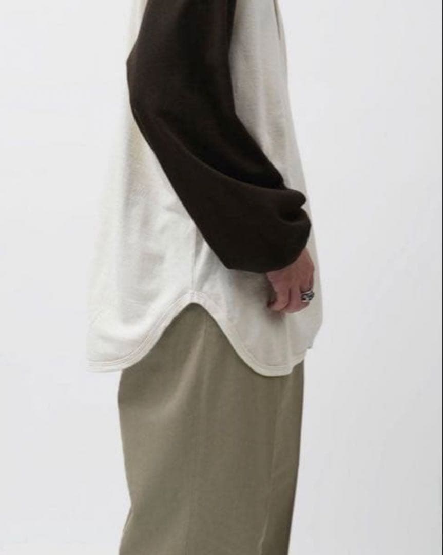 トップス blurhms Co/Silk Nep Baseball Henry