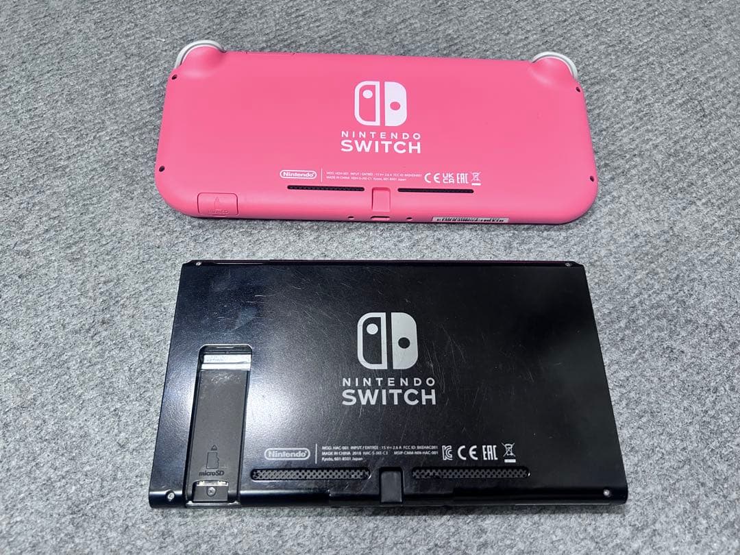 Nintendo Switch ブラック・Switch lite ピンク