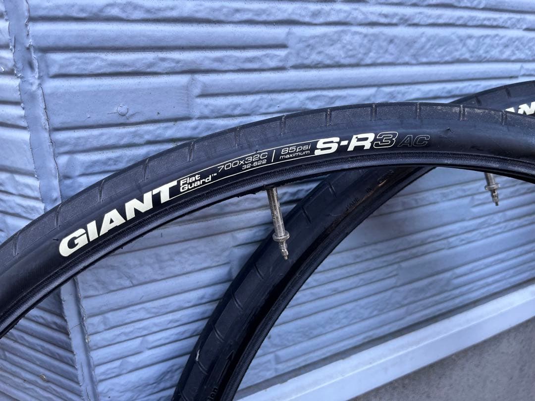 ジャイアントSR2ディスクブレーキホイール前後セット