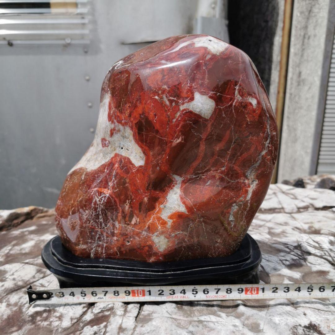 紅加茂石　2 　鑑賞石　石　置物　オブジェ　インテリア　パワーストーン