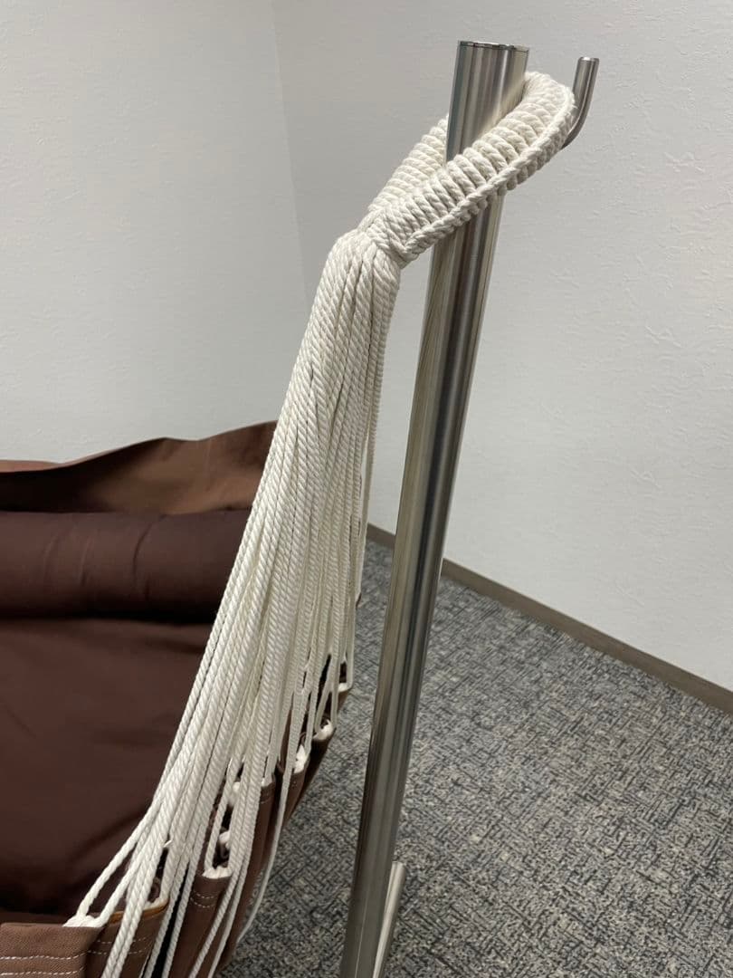 KOMFORTA コンフォルタ 自立式ハンモックファブリック ブラウン