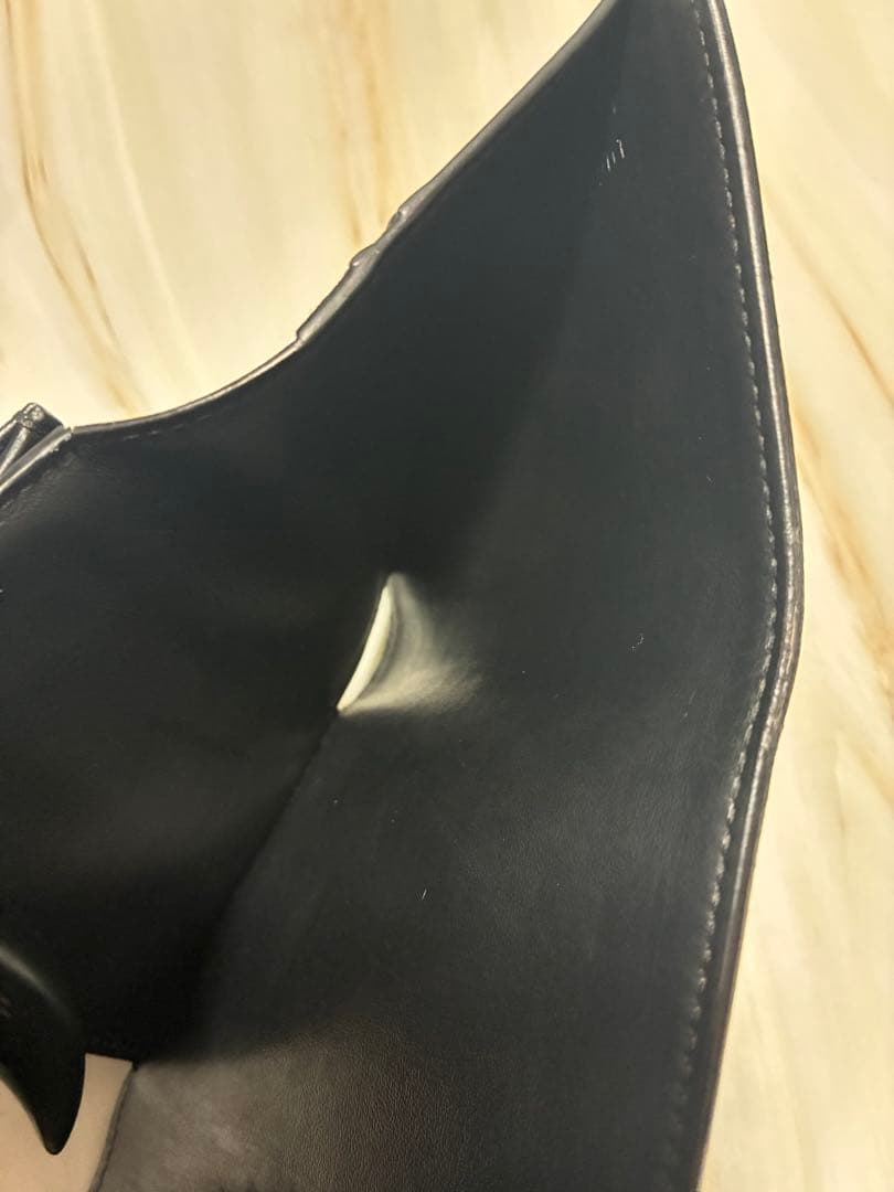 CELINE トリオンフ コンパクトフラップウォレット シャイニースムーススキン