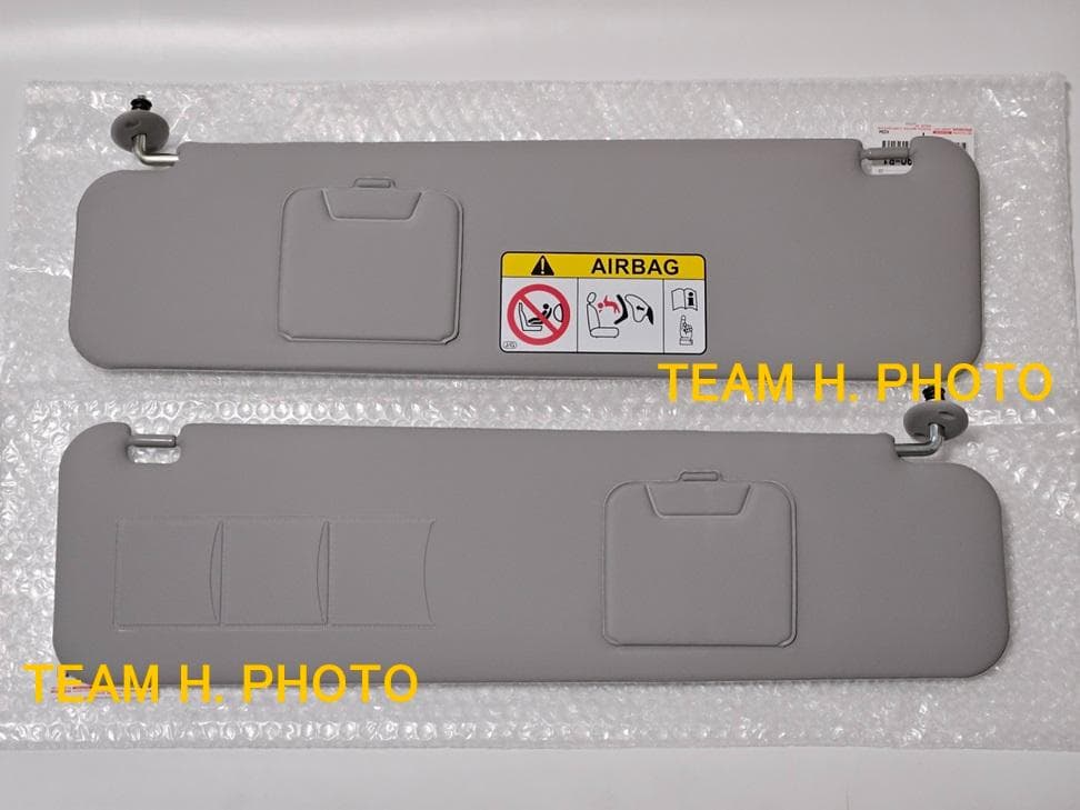 200系ハイエース　スーパーGL　純正サンバイザー　左右セット　ワイド用　グレー