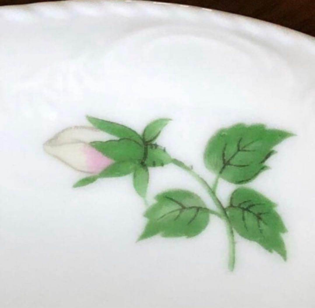 【レア美品】ローゼンタール★ホワイトローズ★スープC/S ペア