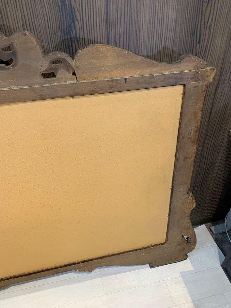 バロックスタイル 鏡 天使彫刻付き