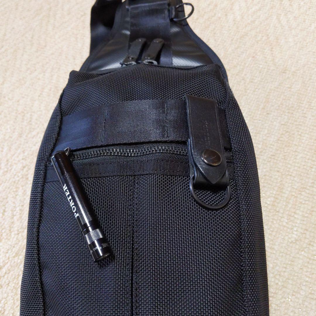 美品　PORTER　ポーター　ヒートスリング　ボディーバッグ　黒色