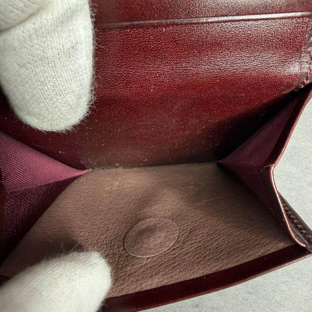 まさたけ　CYPRIS 二つ折り財布 オイルシェルコードバン ベロ付き