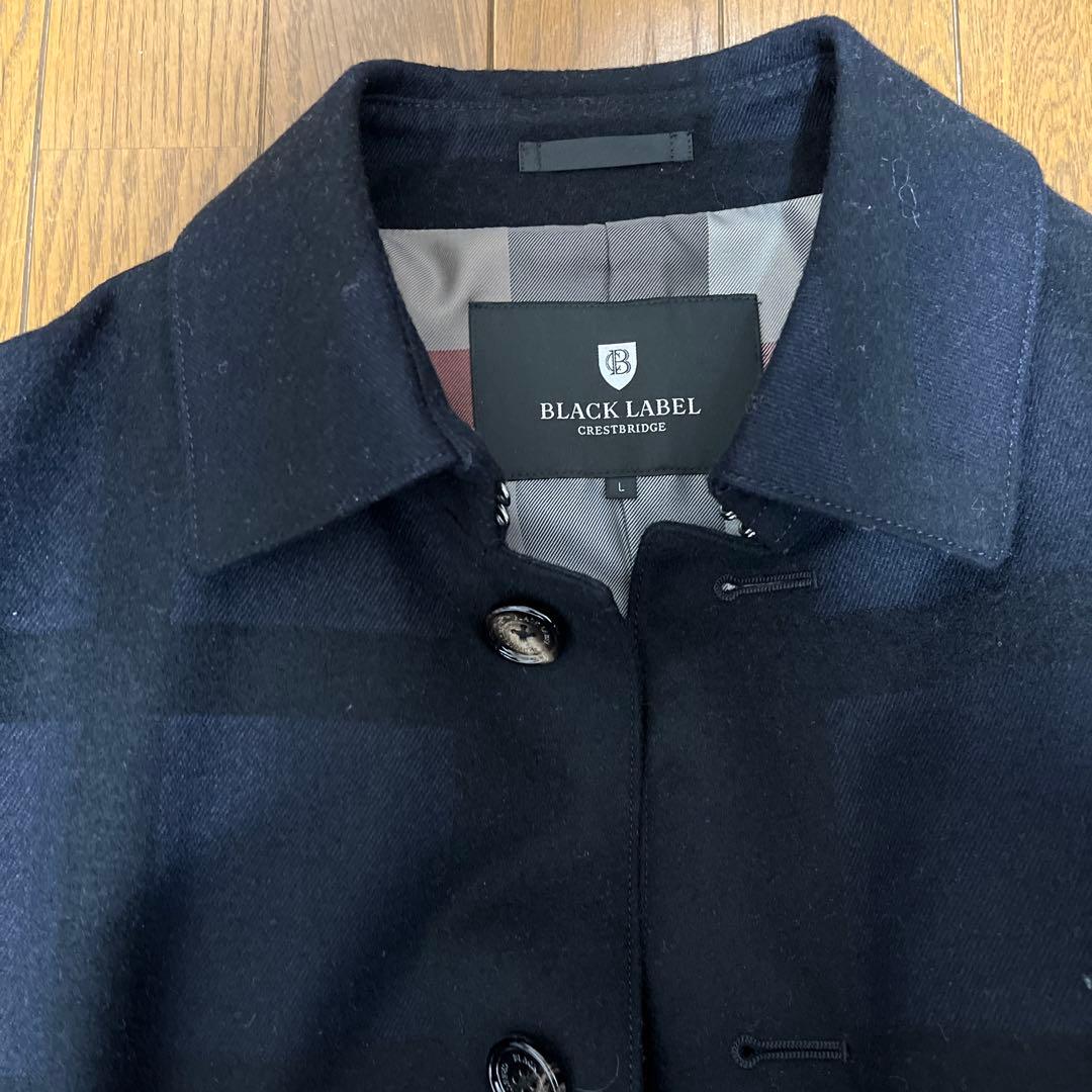 BLACK LABEL ネイビー トレンチコート