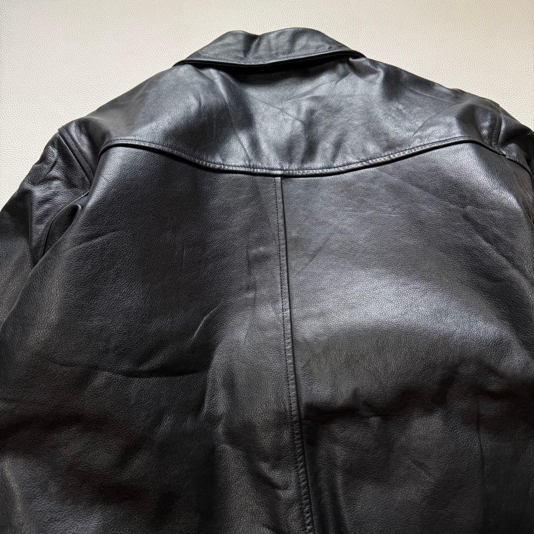 90's OLD GAP ジップアップ レザー カーコート レザージャケット