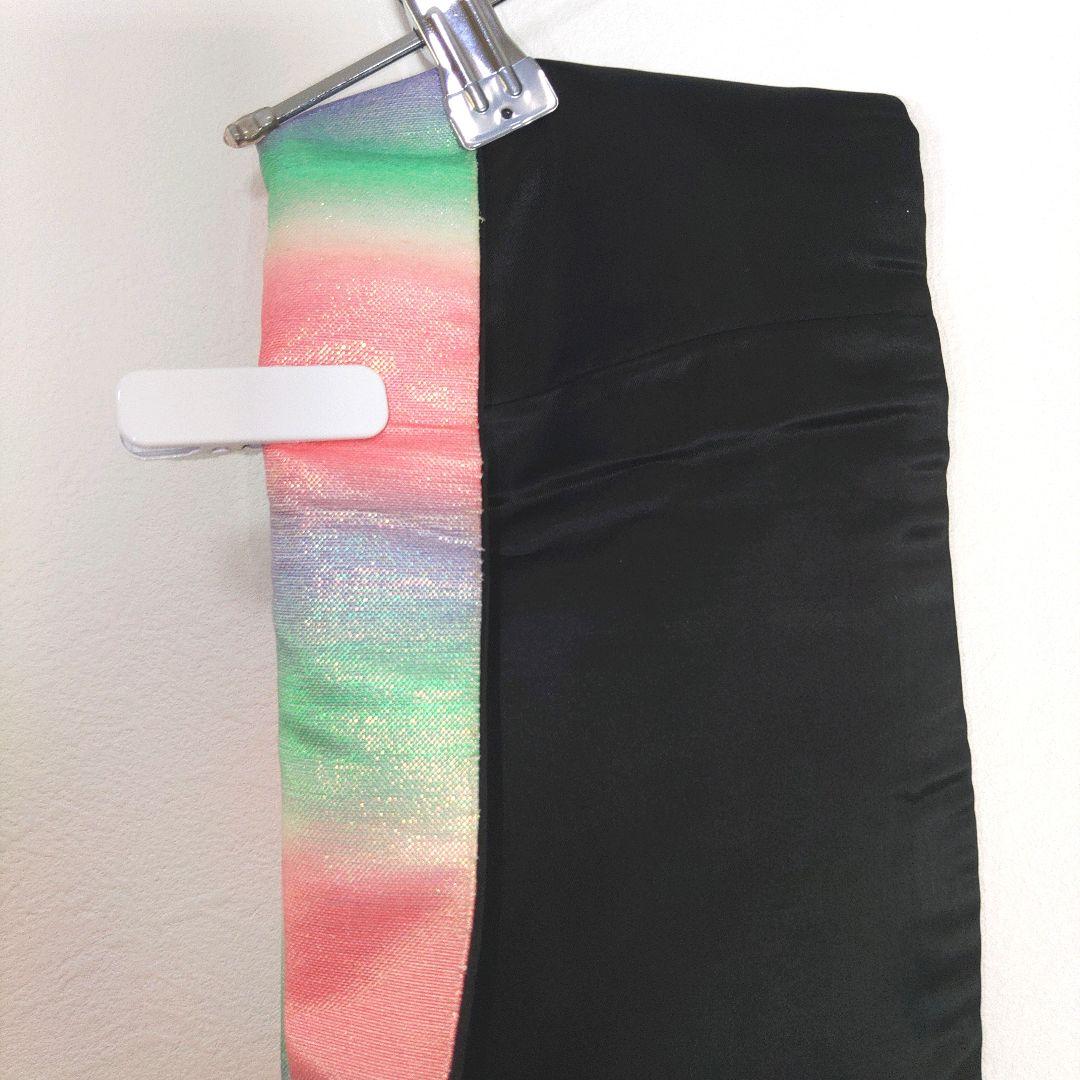 七五三　節句　七歳　7歳　女の子　着物　緑　手鞠　花柄　身丈133cm　帯セット