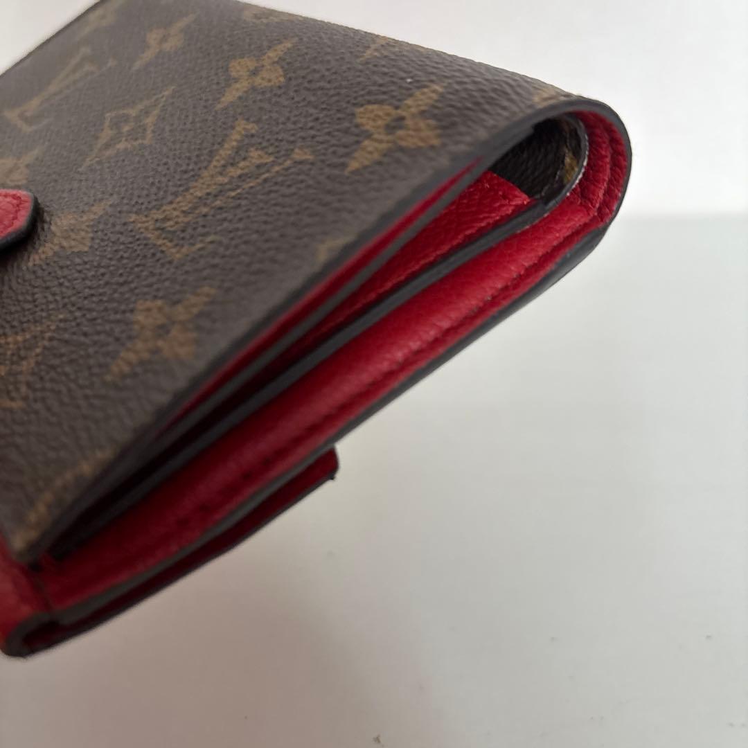 Louis Vuitton 二つ折り財布 レッド/モノグラム