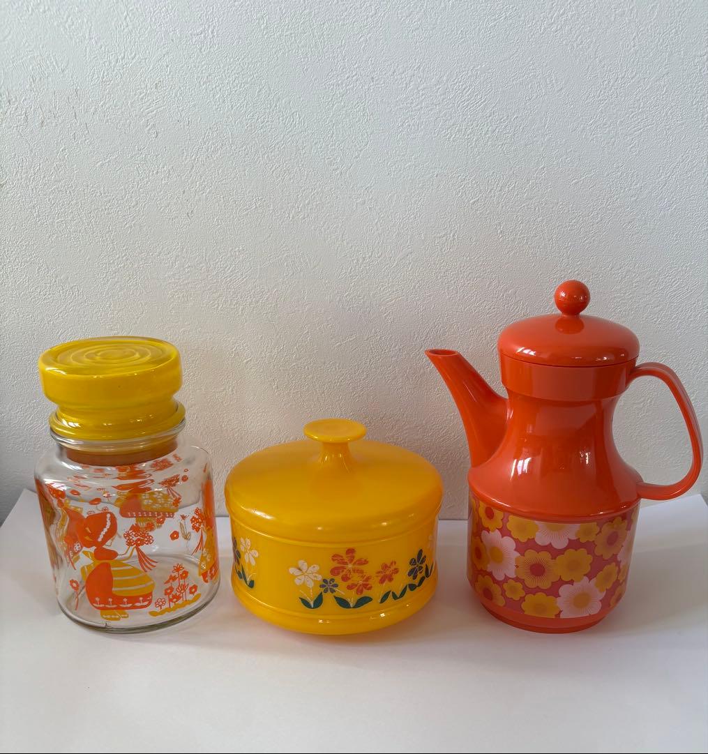 昭和　レトロ　ポット　グラス　ボウル　他　まとめ売り