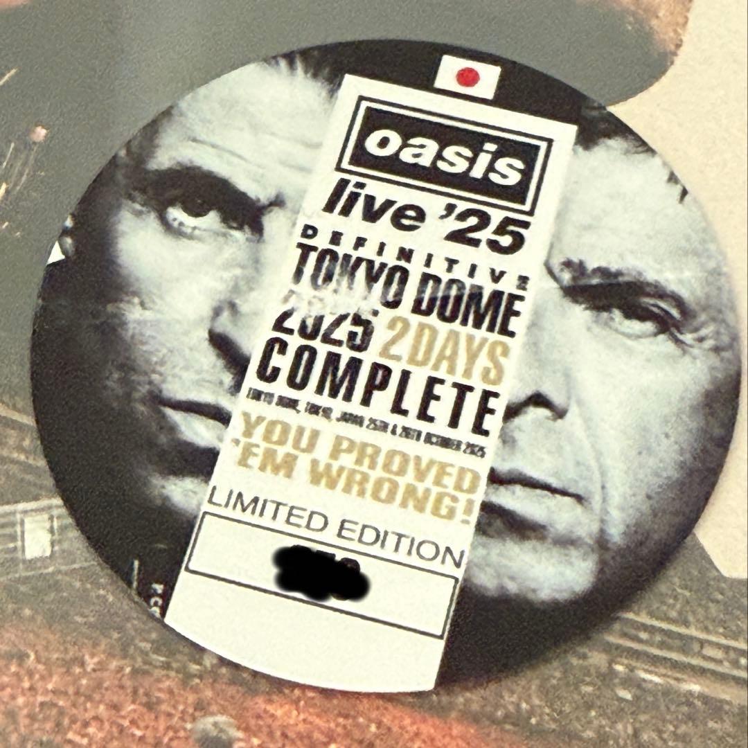 oasis DEFINITIVE TOKYO DOME 2025 LH 特典付き