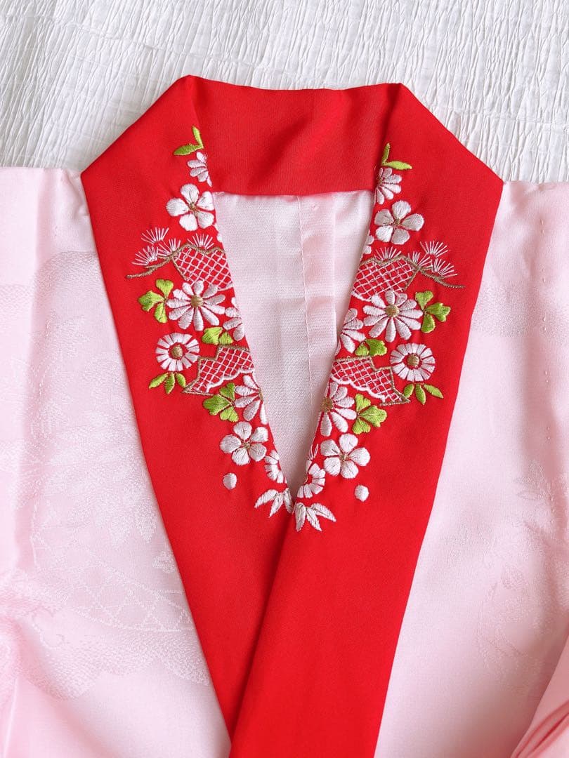 【年始特大セール】七五三 7歳着物 山吹色 正絹 千總【美品】