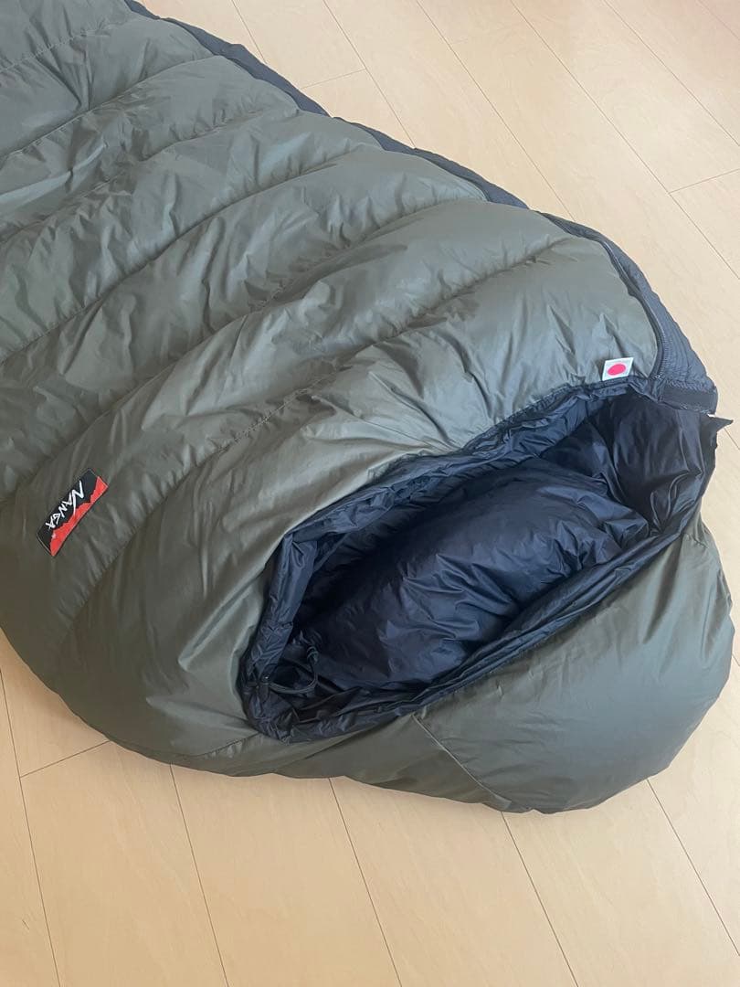 ナンガ ×3ten 別注 シュラフ オーロラテックス 800DX カーキ 寝袋