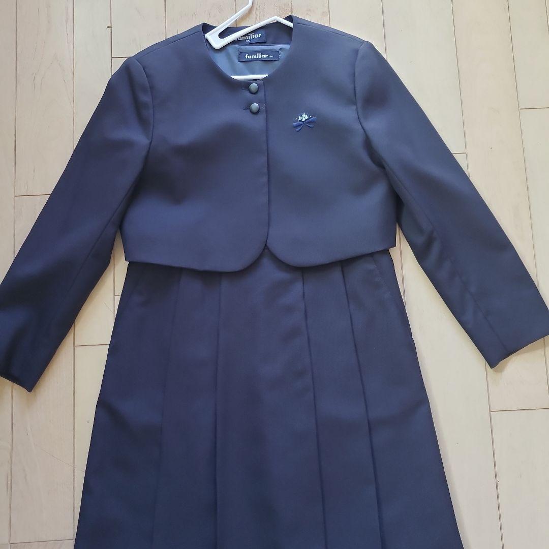 familiar美品☆お受験本番用ワンピースボレロ