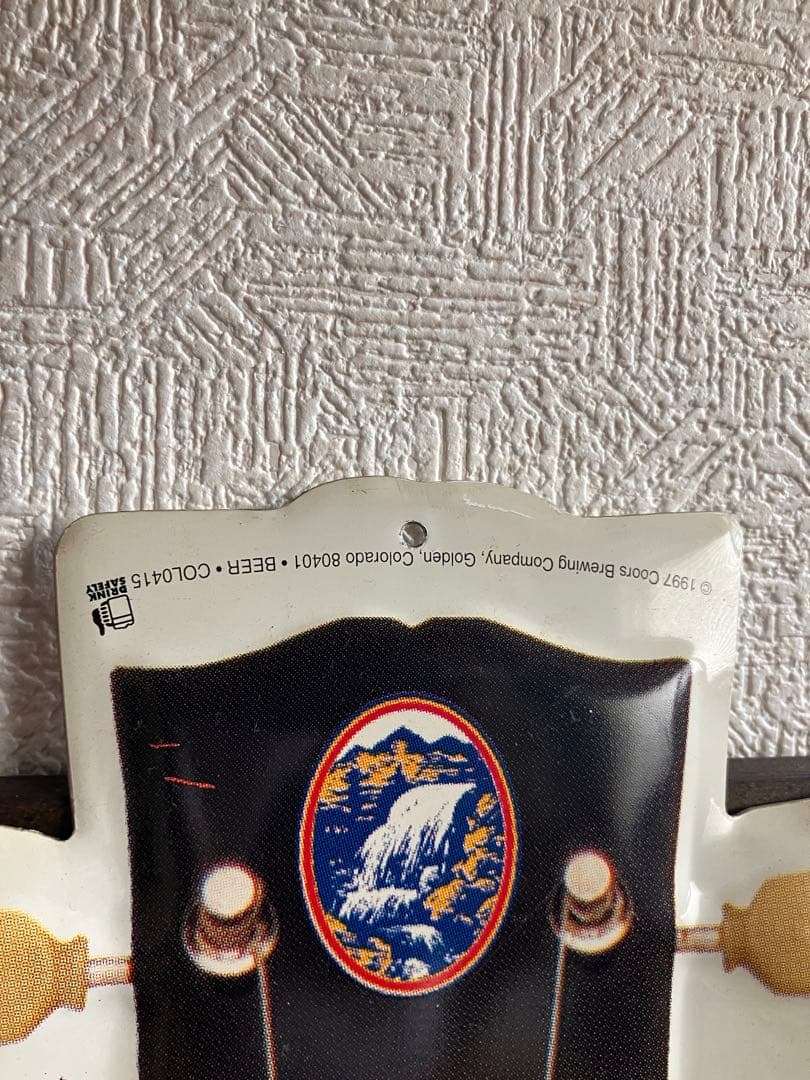 ヴィンテージ　クアーズ　大きいギター看板