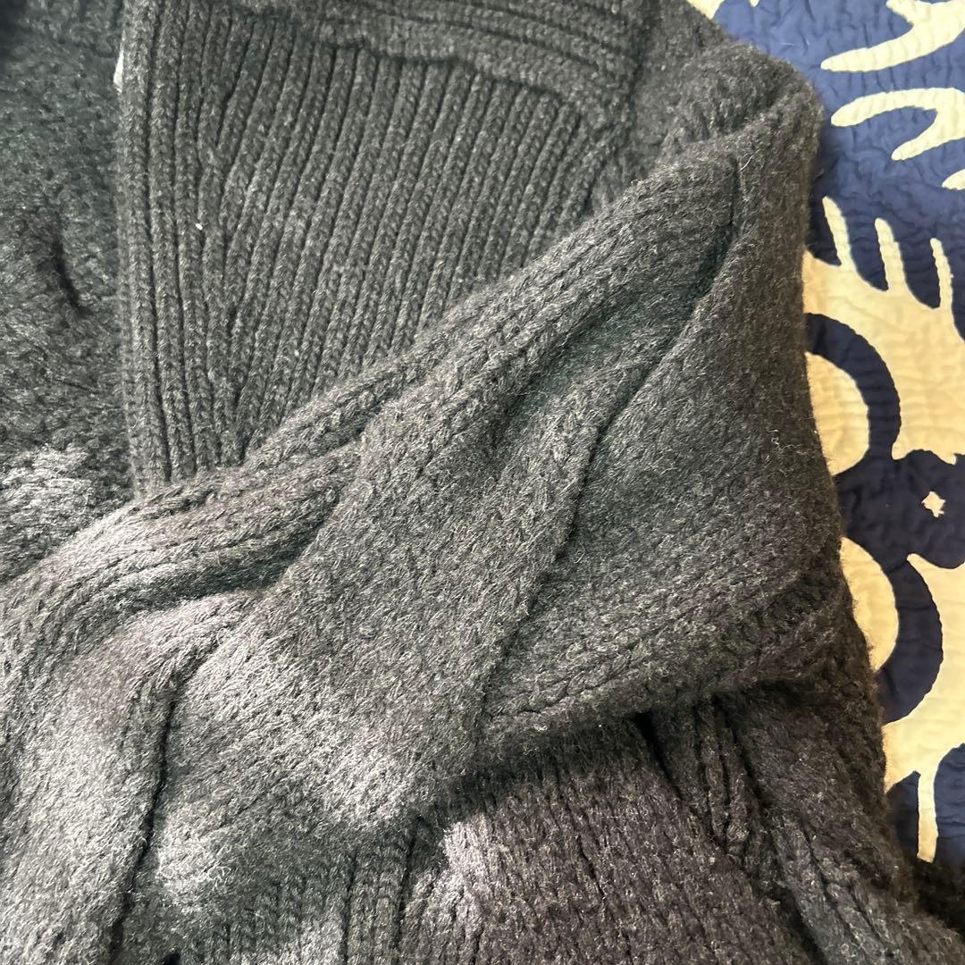 Yves Saint Laurent ダークグレー カーディガン