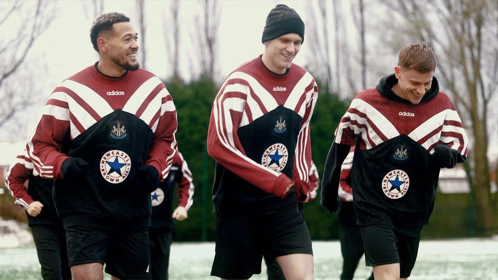 ★当時物美品★ニューカッスル・ユナイテッド　トラックジャケットadidas