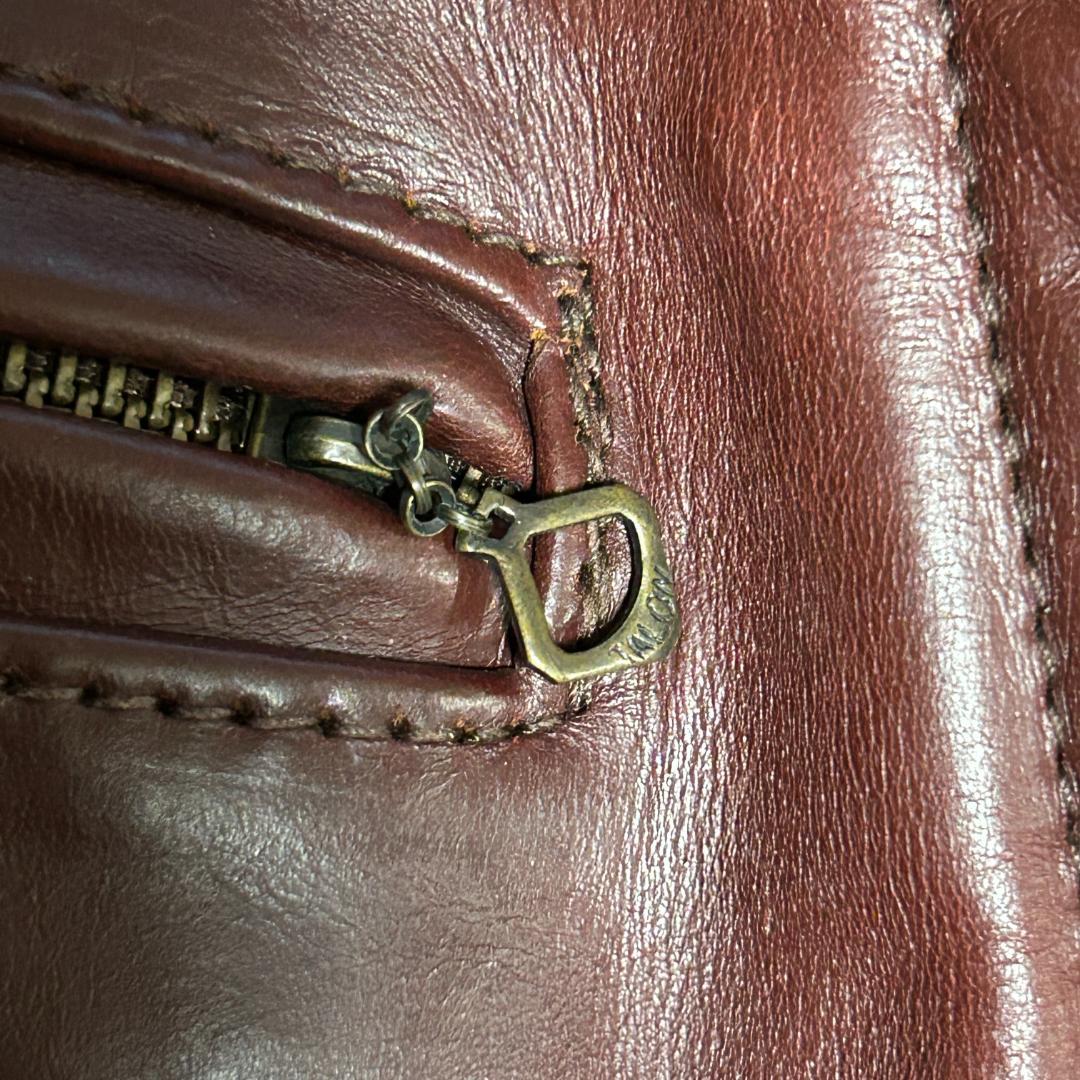 希少　エアロレザー　ボードレーサー　アルパカインナー　馬革　ホースハイド　赤茶