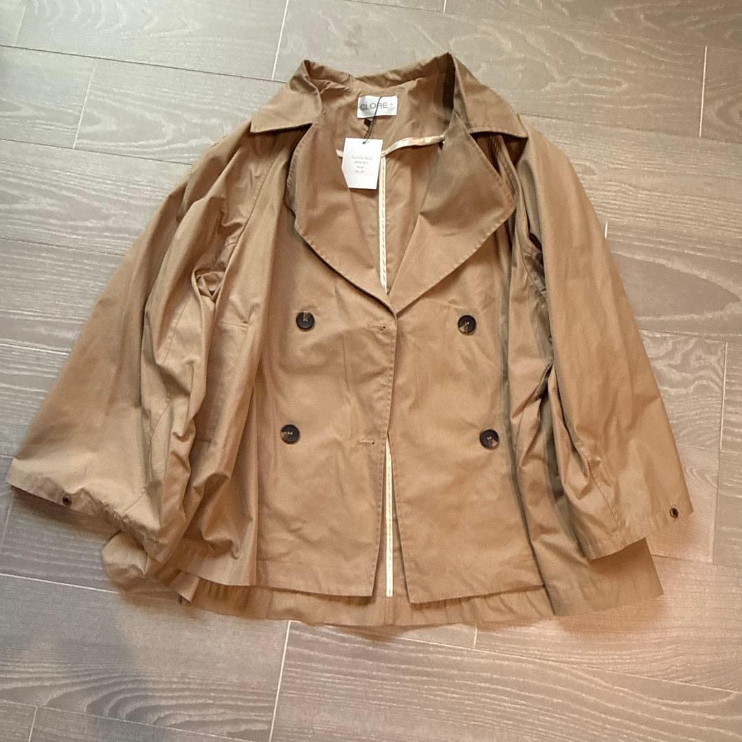 CLORE+ Crossover Trench ベージュ　トレンチ