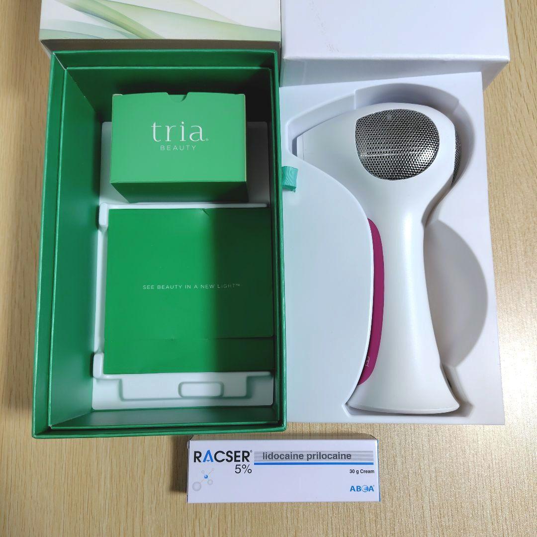 トリア 脱毛器 Hair Removal Laser 4X 麻酔クリーム付き