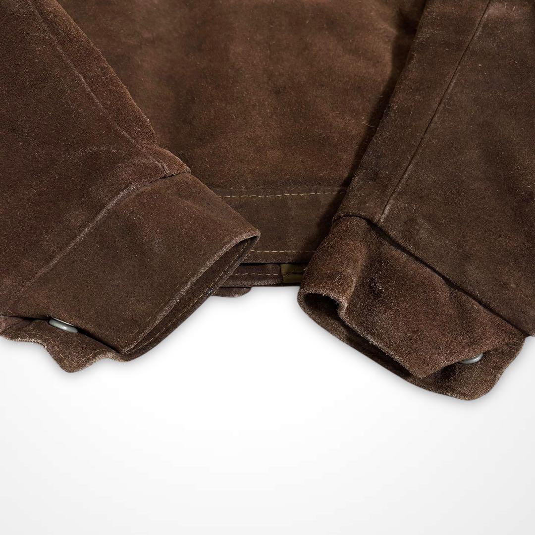 60s 70s ショット RANCHER スウェード レザージャケット 短丈