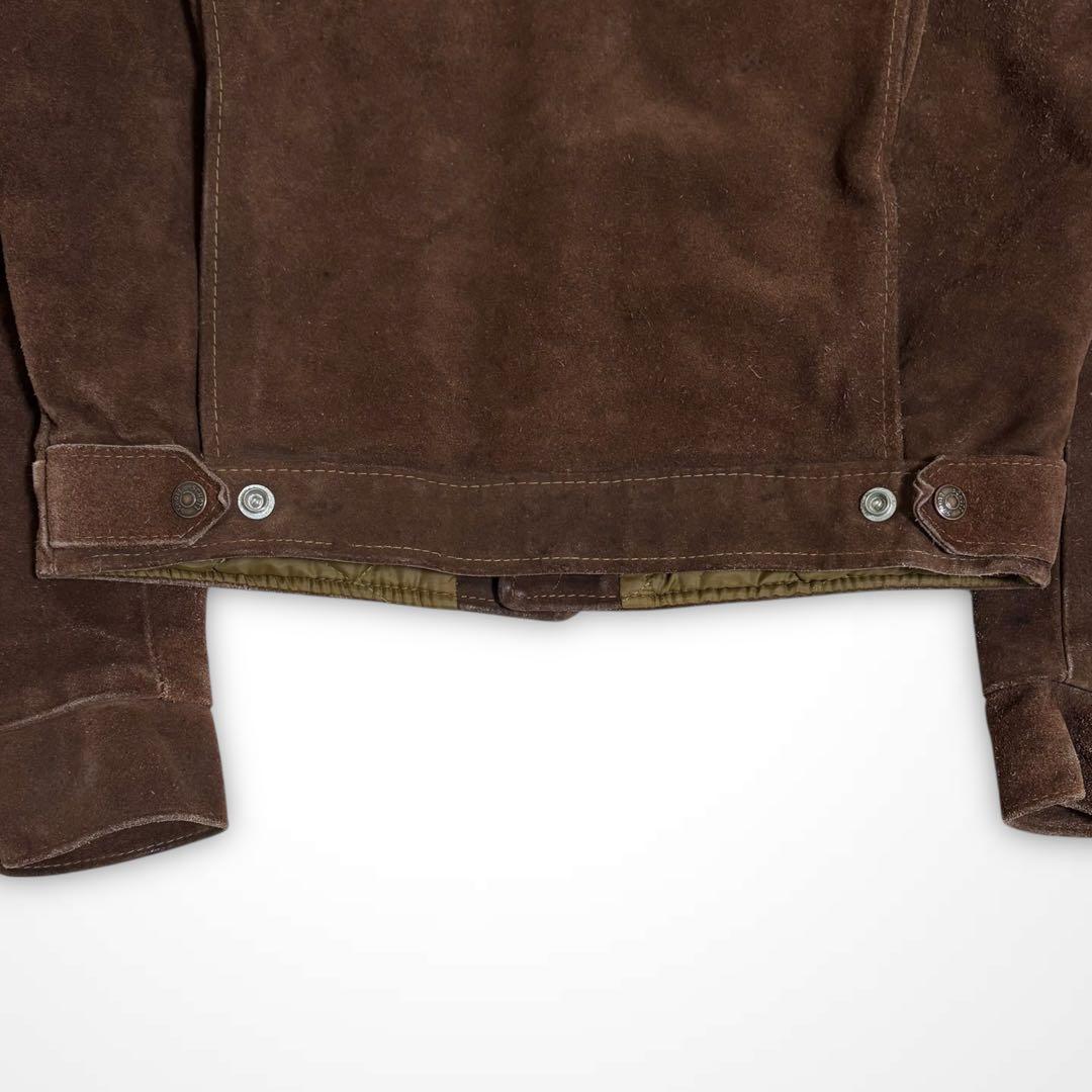 60s 70s ショット RANCHER スウェード レザージャケット 短丈