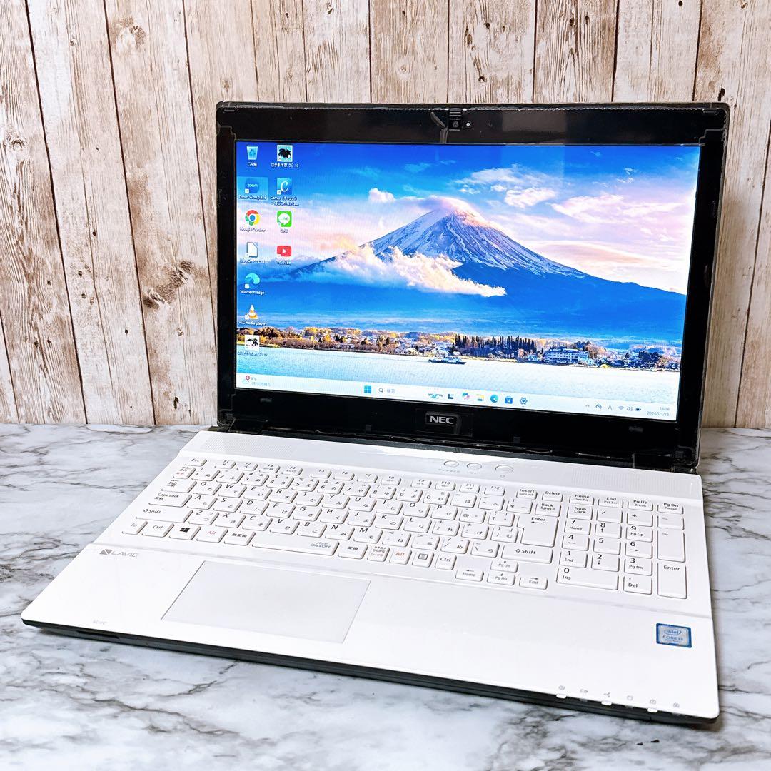 1台限定✨すぐ使えるノートパソコンPC 高性能i3＆爆速SSD/メモリ8GB