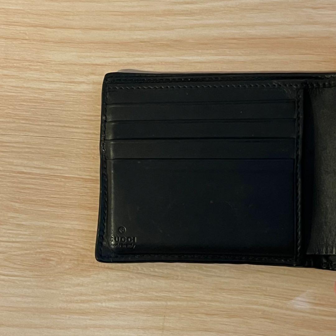 GUCCI 二つ折り財布 ブラック
