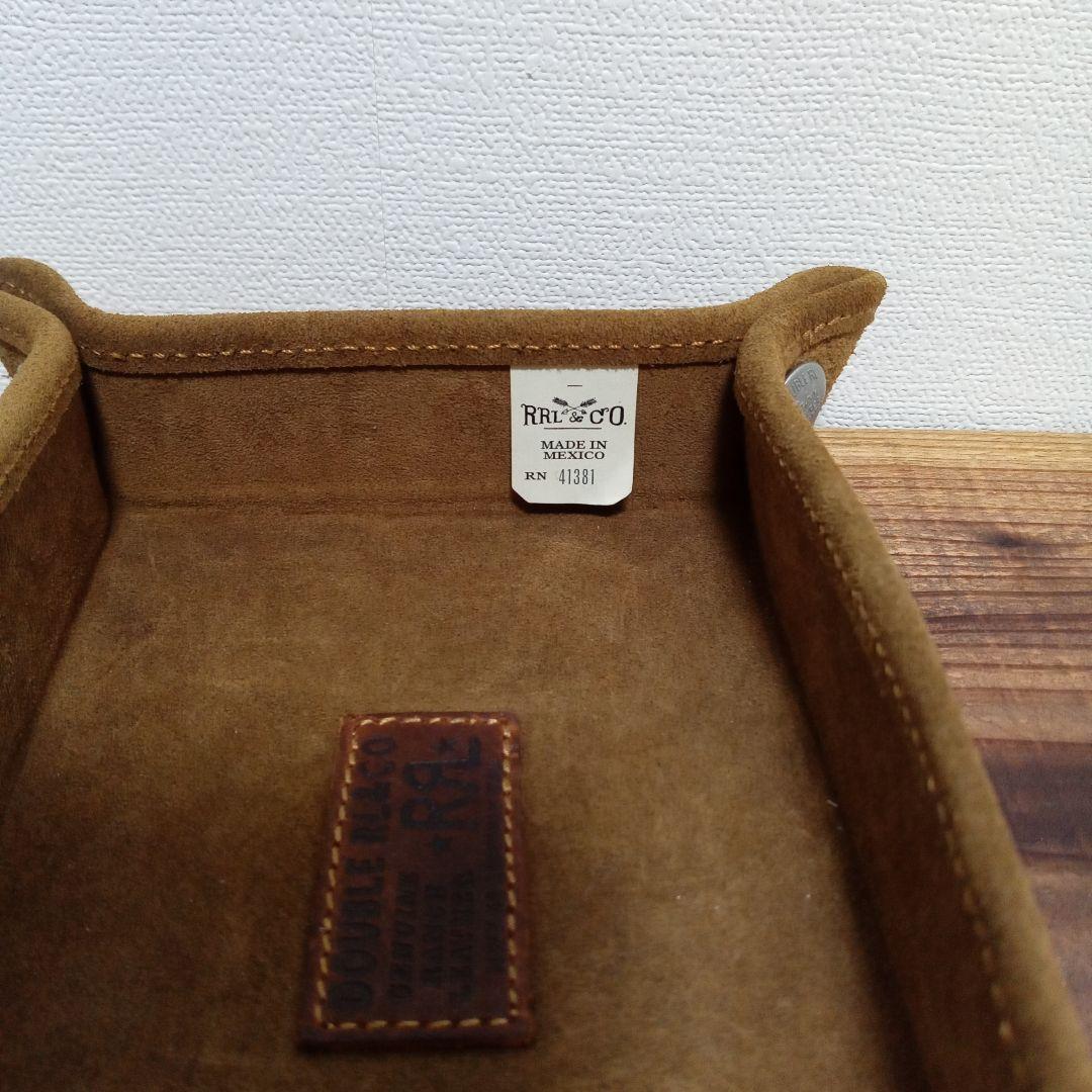 新品未使用・タグ付　リミテッドエディション　RRLダブルアールエル　レザートレー